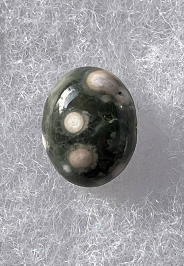 Oceaan Jaspis edelsteen cabochon ovaal, klein