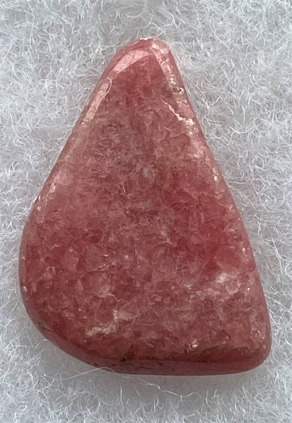 Rhodochrosiet knuffelsteen plat