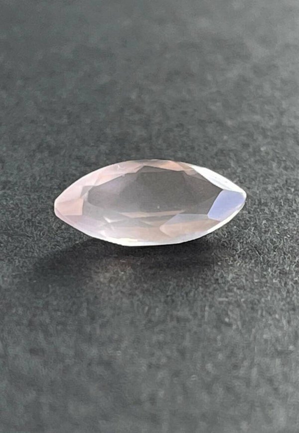 Rozenkwarts edelsteen facet geslepen marquise vorm, klein