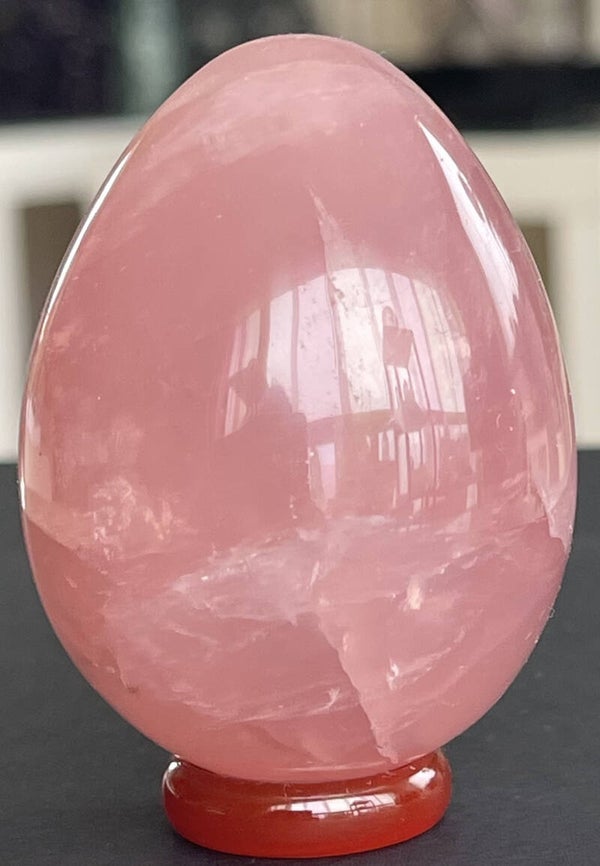 Rozenkwarts ei, normaal formaat 5,9cm