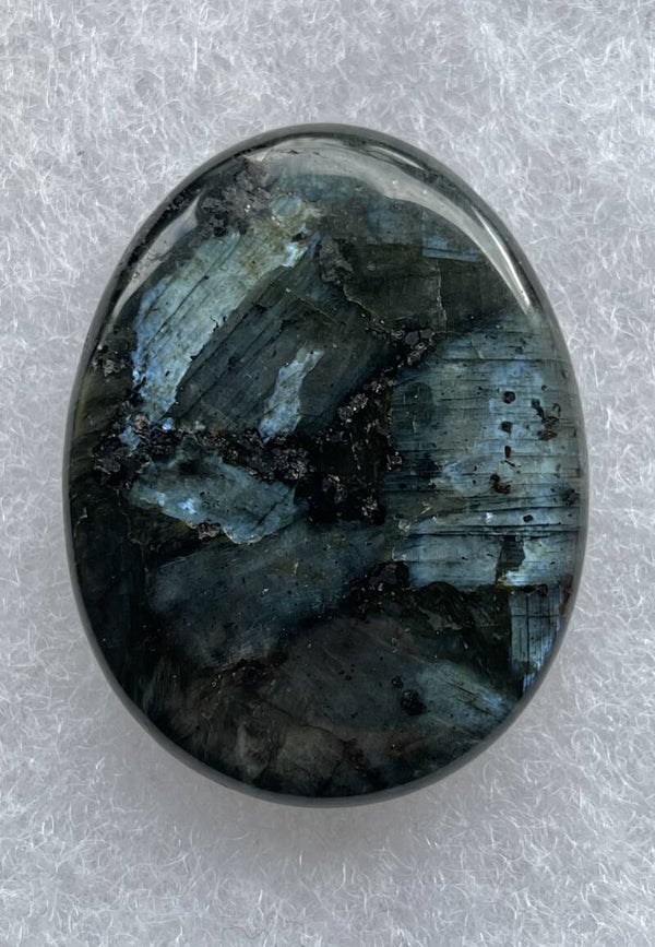 Spectroliet knuffelsteen plat