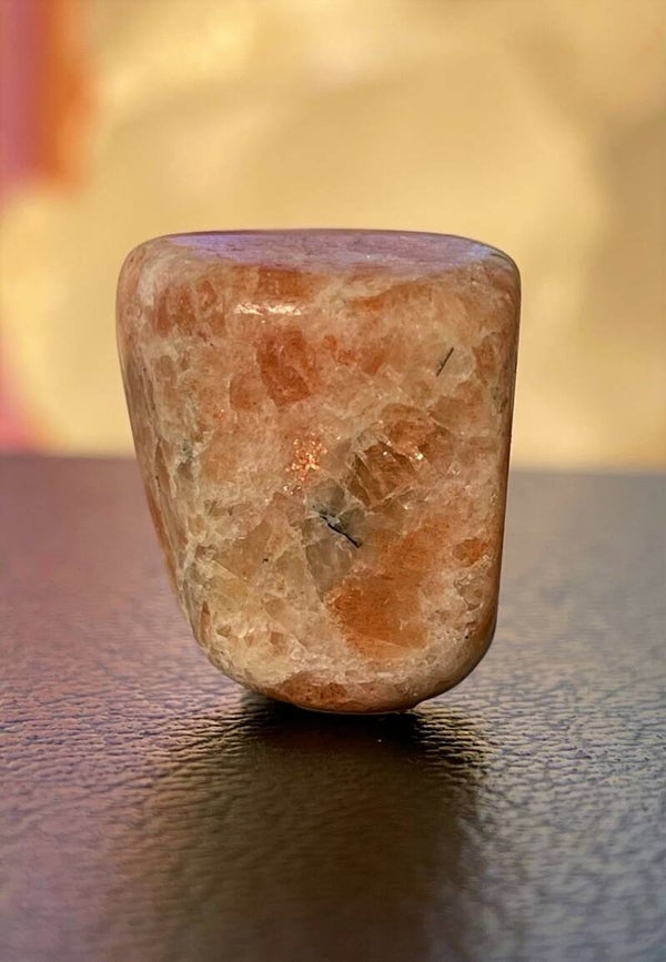 Zonnesteen trommelsteen