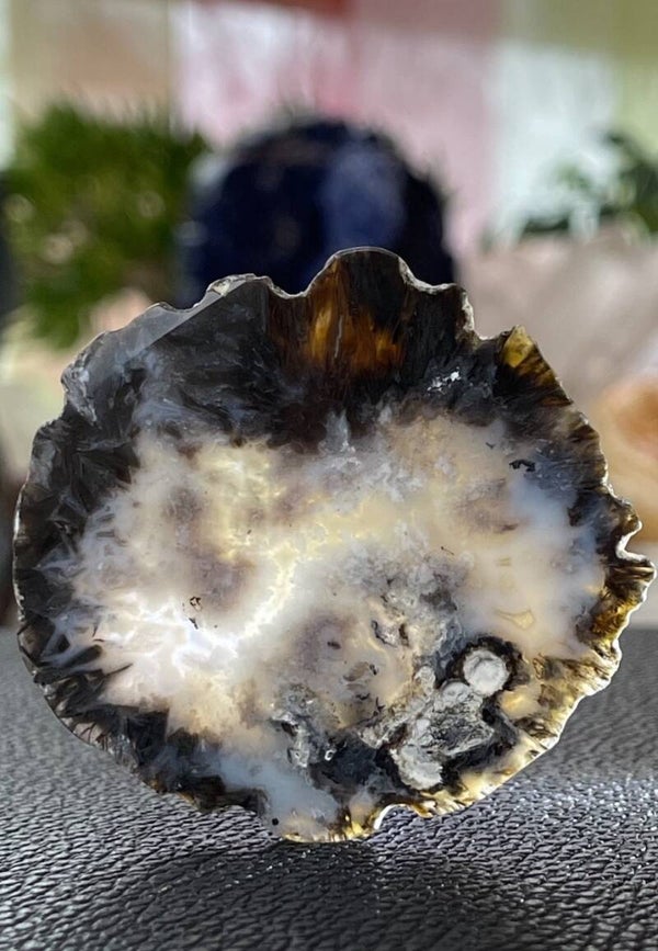 Agaat platte schijf, klein