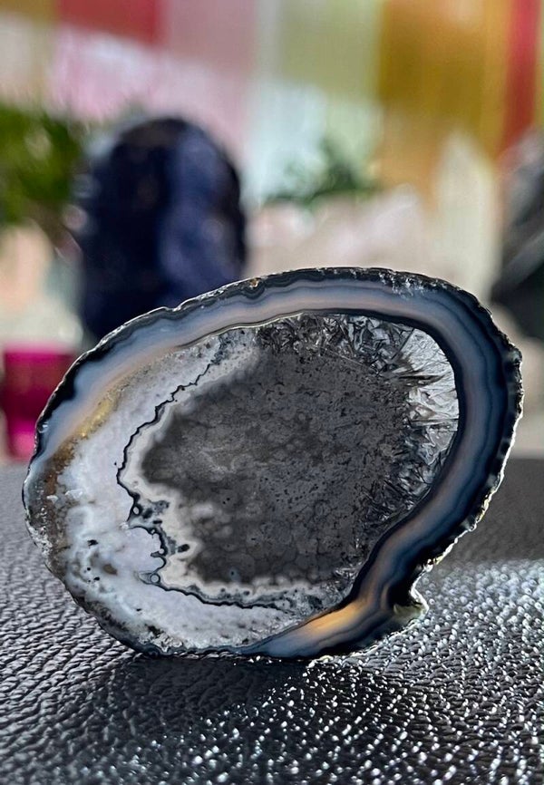 Agaat platte schijf, klein