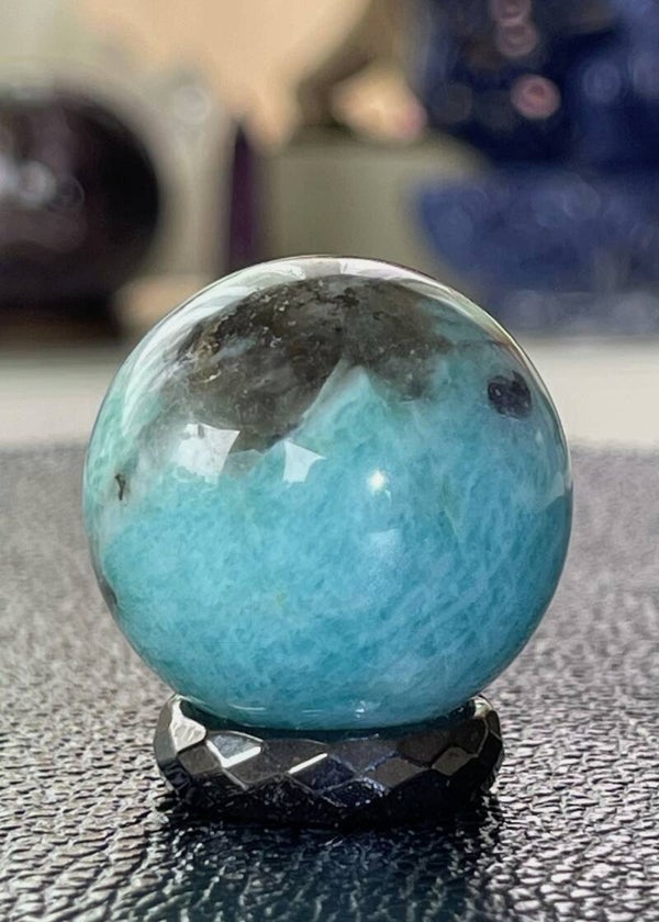 Amazoniet bol, klein 3cm