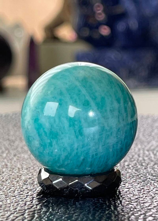 Amazoniet bol, klein 3cm