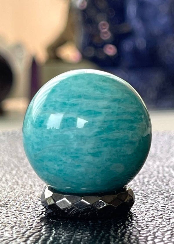 Amazoniet bol, klein 3cm