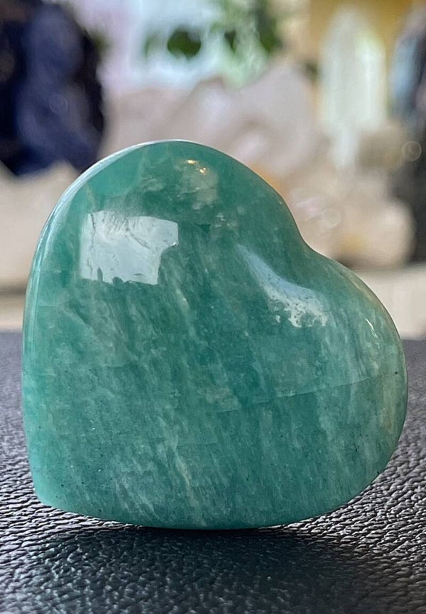 Amazoniet hart, medium