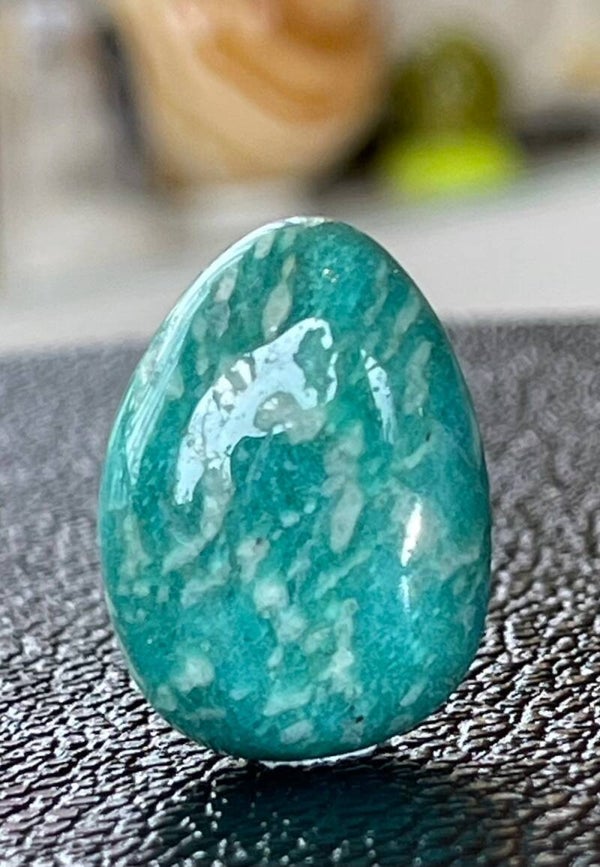 Amazoniet trommelsteen