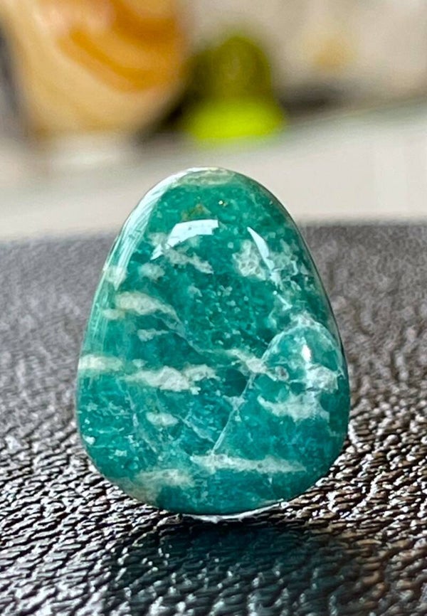 Amazoniet trommelsteen