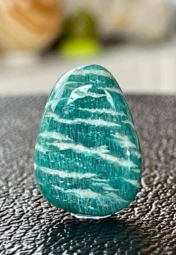 Amazoniet trommelsteen