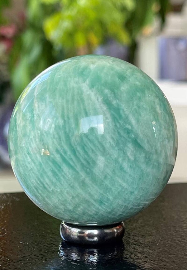 Amazoniet bol, medium 5,7cm