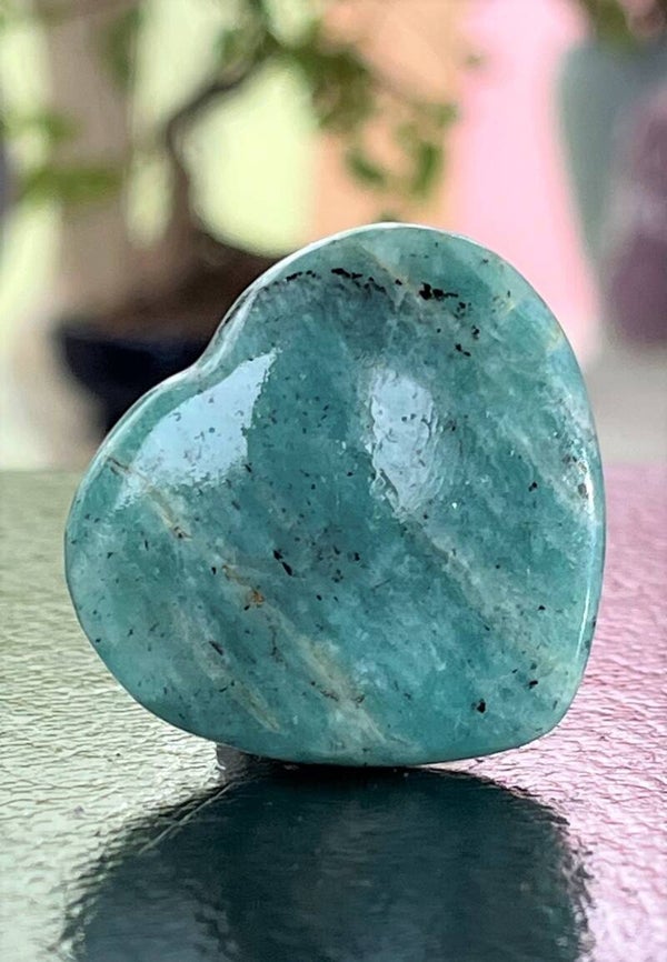 Amazoniet hart, klein