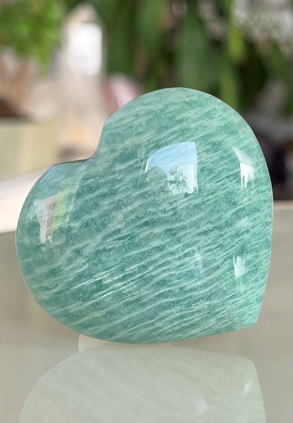 Amazoniet hart, medium