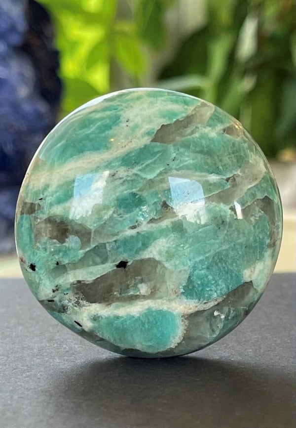 Amazoniet handsteen, medium