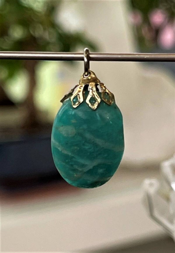 Amazoniet hangertje, met veter