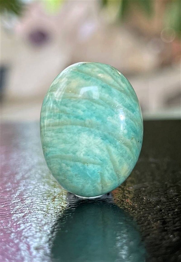 Amazoniet trommelsteen