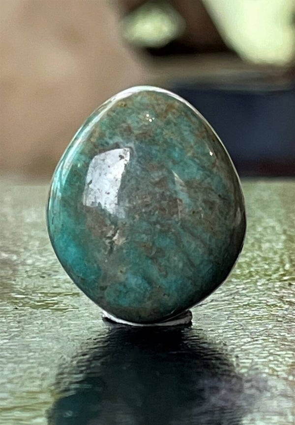 Amazoniet trommelsteen