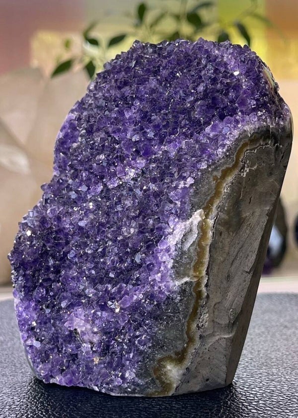 Amethist geode uit Brazilië ruw, groot