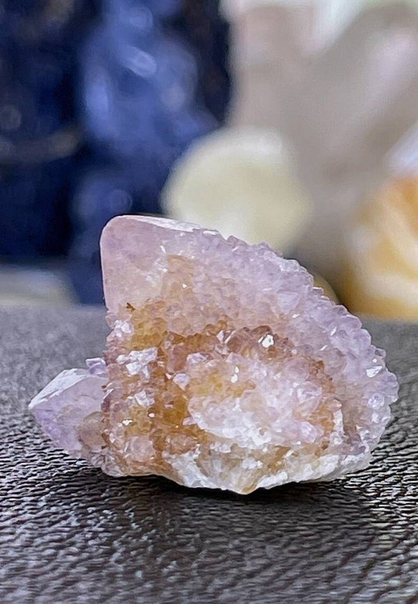 Amethist Spirit-Cactuskwarts met Hematiet uit Zuid-Afrika ruw, klein