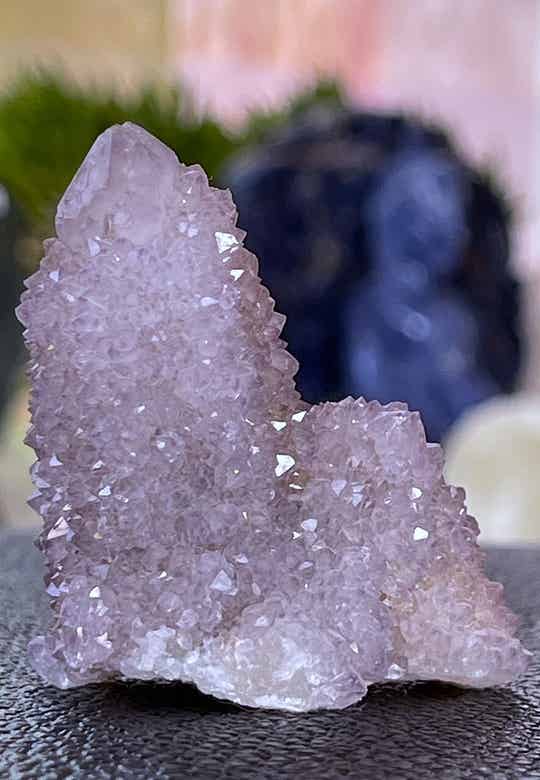 Amethist Spirit-Cactuskwarts met Hematiet uit Zuid-Afrika ruw, medium