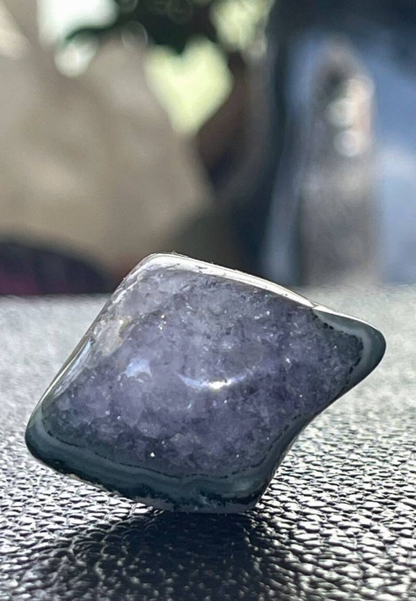 Amethist trommelsteen