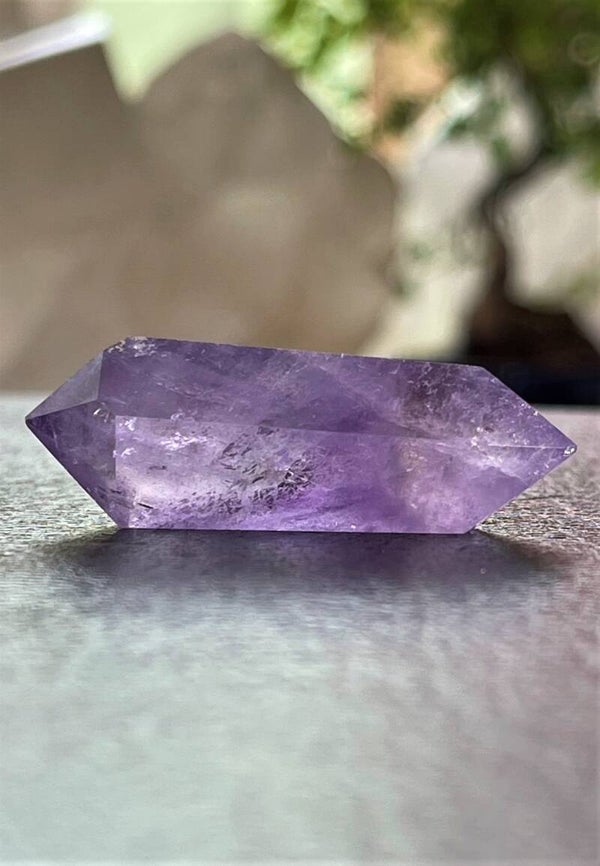 Amethist dubbeleinder punt, klein