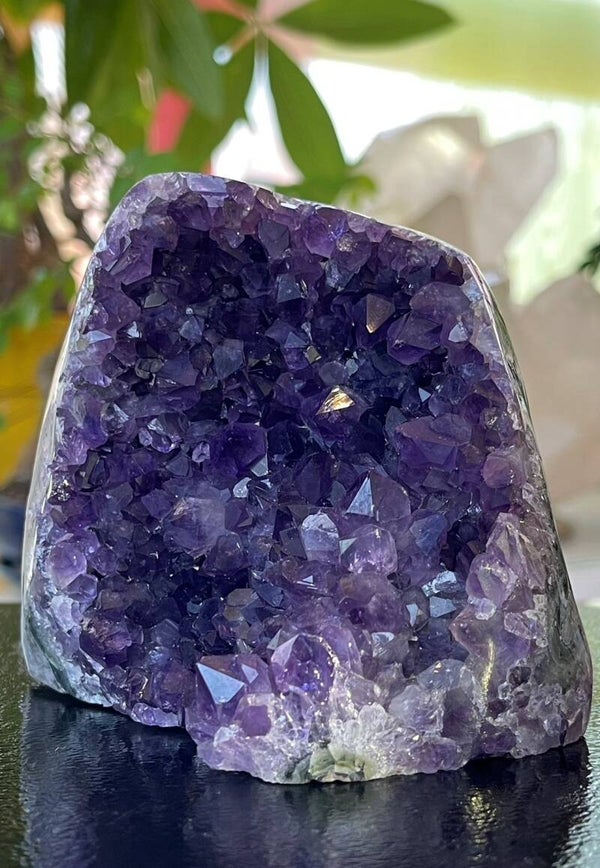 Amethist geode uit Uruguay  ruw, medium