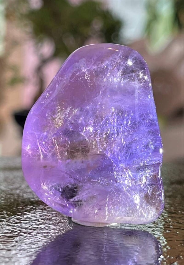 Ametrien trommelsteen, groot