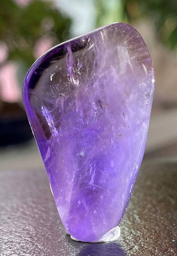 Ametrien trommelsteen, groot