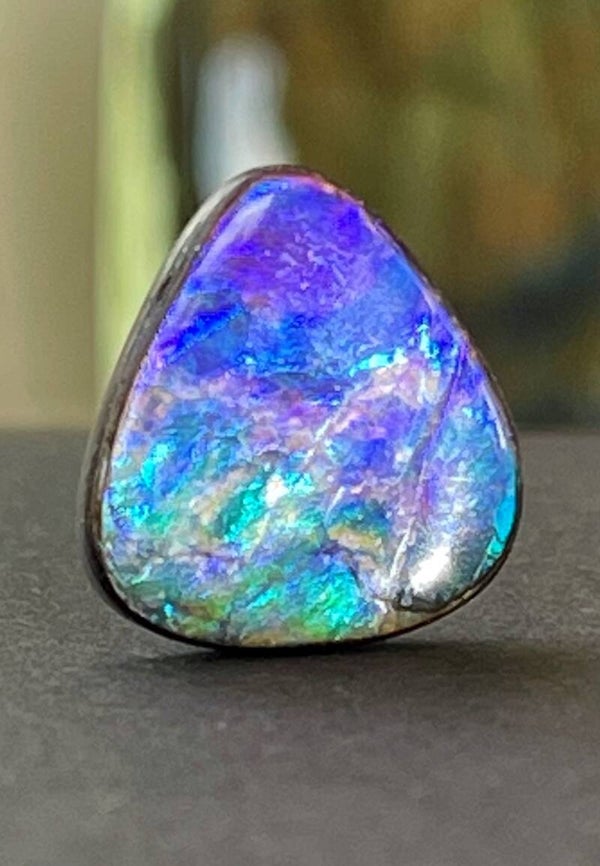 Ammoliet edelsteen cabochon druppel, medium