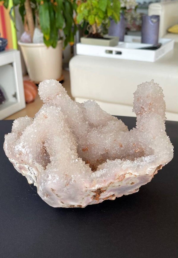 Anandaliet of Aurorakwarts uit India ruw, groot