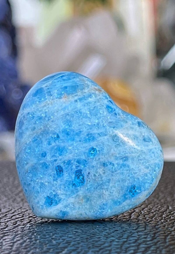 Apatiet hart blauw, klein