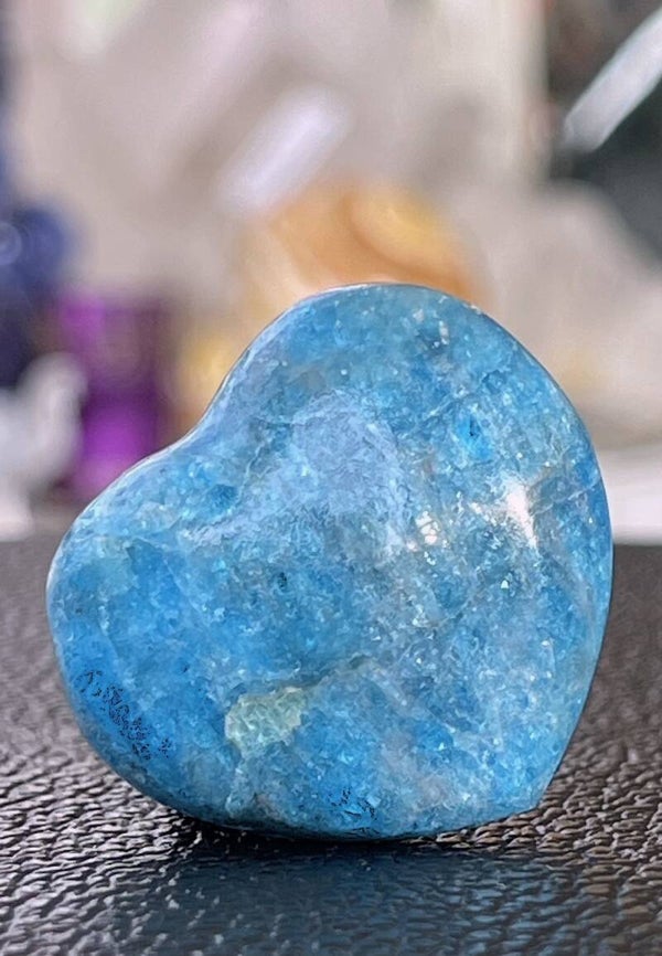 Apatiet hart blauw, klein