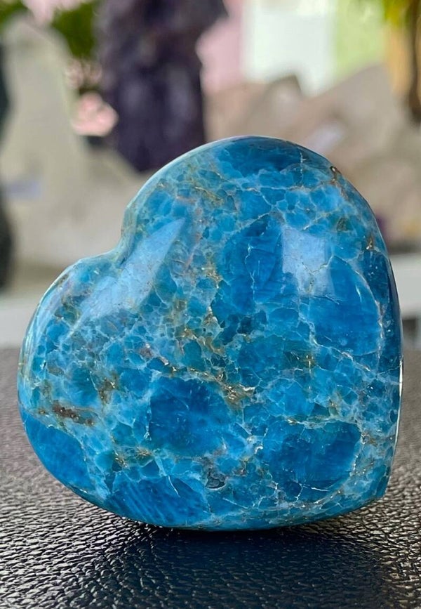 Apatiet hart blauw, medium