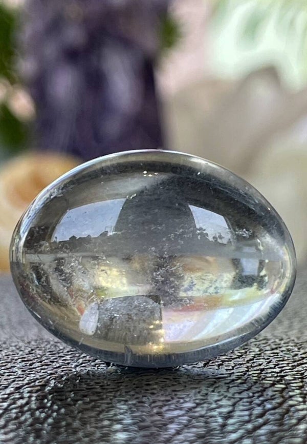 Aqua Aura Kwarts trommelsteen, groot