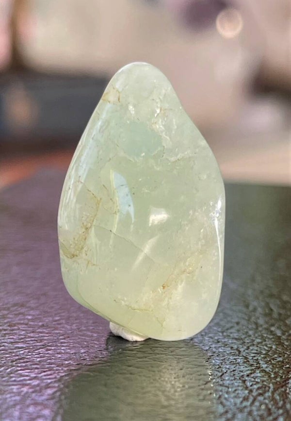 Aquamarijn Beryl trommelsteen, klein