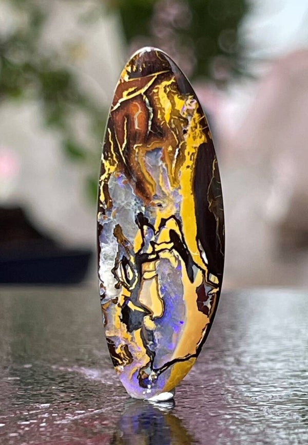 Opaal edelsteen uit Australië cabochon free form, medium