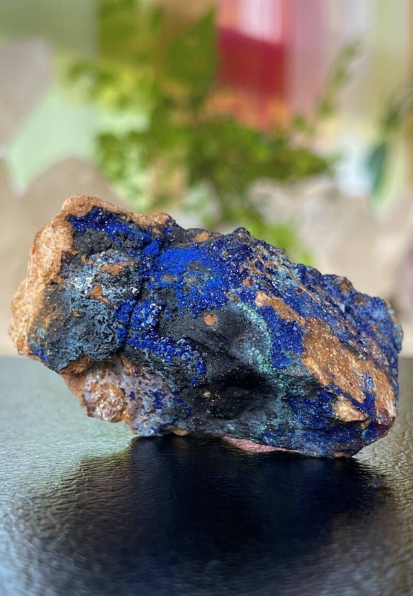 Azuriet uit Marokko ruw, klein