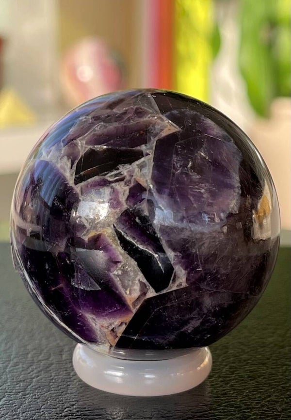 Band Amethist bol, medium 5cm