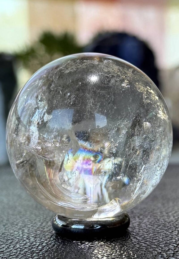 Bergkristal bol uit Brazilië, medium 5,3cm