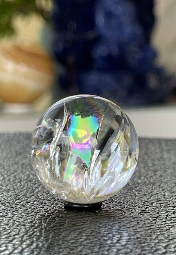 Bergkristal bol uit Brazilië, klein 2,8cm