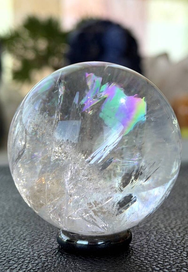 Bergkristal bol uit Brazilië, medium 5,7cm