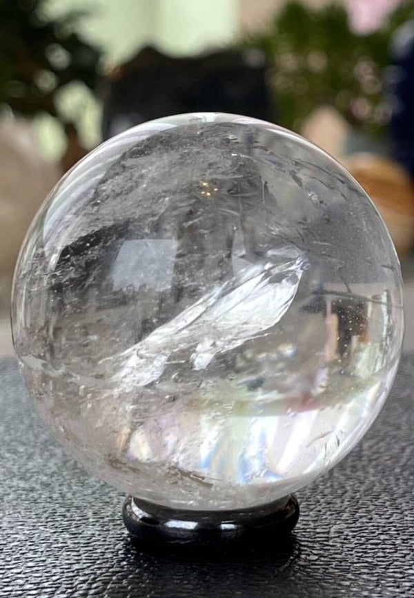 Bergkristal bol uit Brazilië, medium 5,7cm