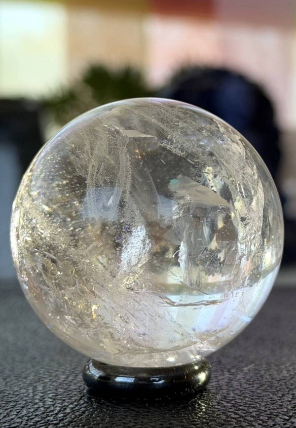 Bergkristal bol uit Brazilië, medium 5,3cm