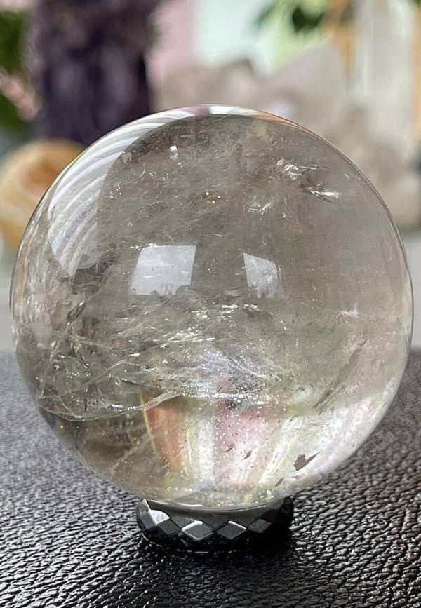 Bergkristal bol uit Madagaskar, medium 6cm
