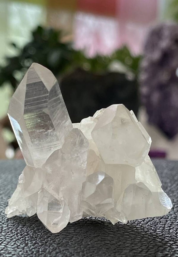 Bergkristal cluster uit de Himalaya India ruw, medium