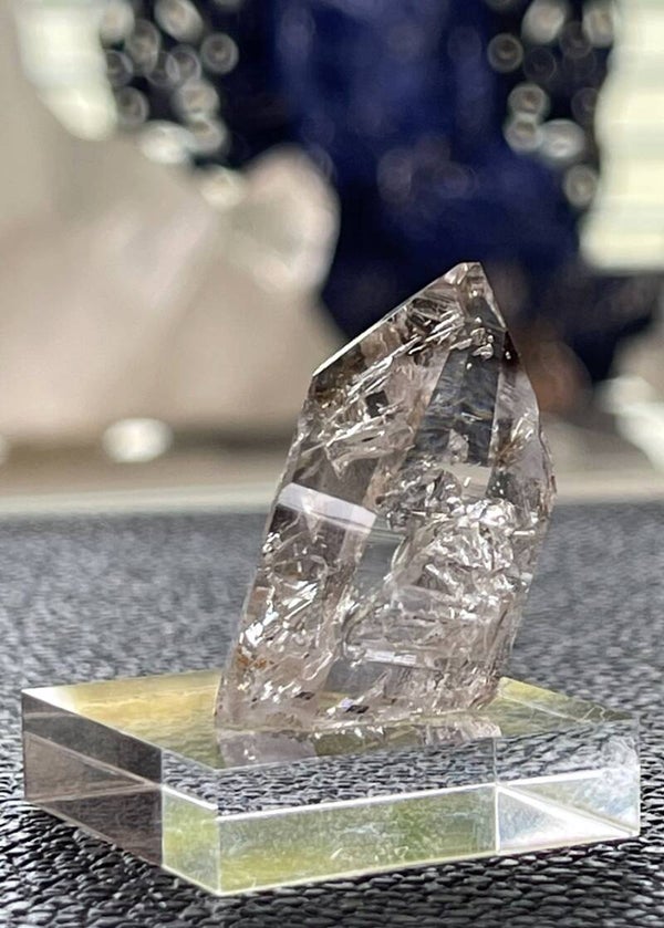 Bergkristal punt uit Namibië ruw, klein
