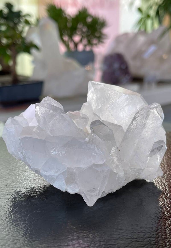 Bergkristal cluster uit Arkansas ruw, medium