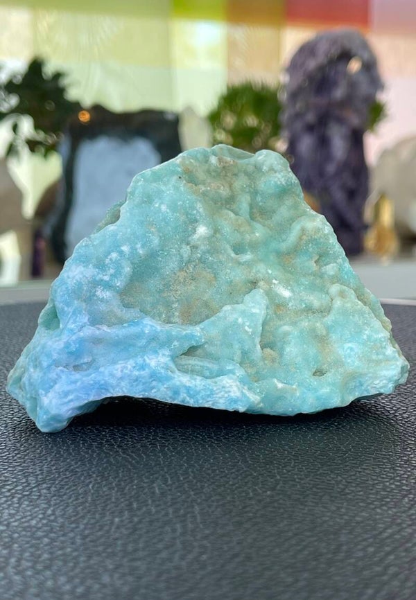 Blauwe Aragoniet uit Afghanistan ruw, medium